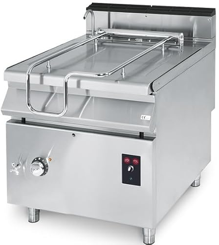 Sauteuse Basculante Électrique, Capacité 120 Litres, avec Cuve en Inox Motorisée - Virtus