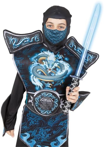 Rubies Ninja Spada con Luce e Suono per Bambini, 58 Centimetri, Accessorio per Costumi, Accessorio per Costumi, Costume Ninja, Carnevale, Compleanno, Regali, Natale