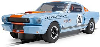Scalextric C4570 Shelby GT350 – Gulf Edition Slot Car, Blue/Orange