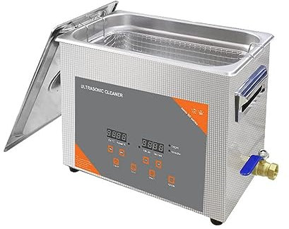 Pulitore ad ultrasuoni, 6L 180W Digital Pulitore Ad Ultrasuoni Bagno Riscaldato For Record Di Vinile Iniettore Carburatore Motore In Ottone Ricambi Auto(6L 180W)