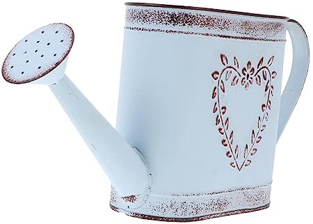 Abaodam Vaso di Ferro Annaffiatoio da Giardinaggio Secchio per Giardino Vaso Antico Decorazione per Piante e Fiori Facile da Impugnare Manico Ampie Aperture per Riempimento Dimensioni