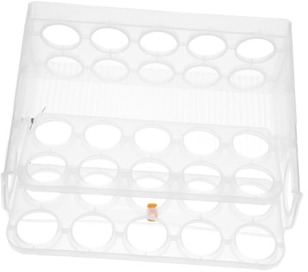 Contenitore Uova Flip-style per Frigorifero, Organizer 30 Uova Pp | Capacità Grande, Uso Cucina e Porta Frigo, Soluzione Salvaspazio per Ordine Interno