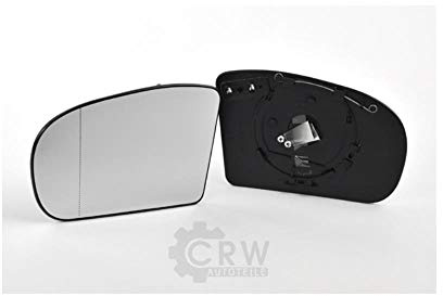 Spiegelglas Außenspiegel Spiegel links asphärisch beheizbar passend für C-Klasse W203 S203 E-Klasse W211 S211 CL203
