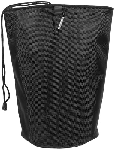 HOMSFOU Borsa Portaoggetti per Mollette da Bucato con Gancio e Coulisse, Organizer da Appendere per Casa e Viaggi, Sacchetto Multifunzionale con Ampia Apertura e Grande Capacità, Colore