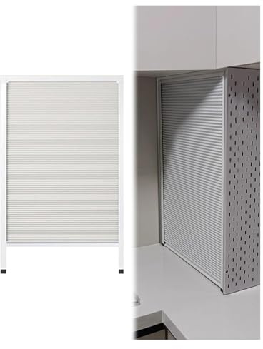 Up Down Accordion Folding Door - Retractable Sliding Door for Small Spaces, Ideal for Kitchen, Closet, and Wardrobe(70x80cm/27.6x31.5)