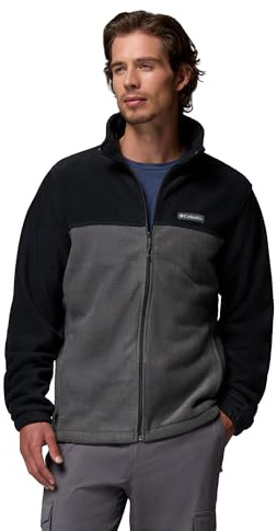 Columbia Mens Steens Mountain 2.0 Full Zip Fleece Jacket, Black X Grill, M EU