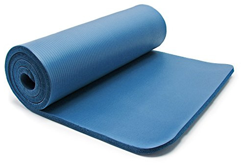 Wiltec Yogamatte blau 190x100x1,5cm Turnmatte Gymnastikmatte Bodenmatte rutschfest extradick Sport