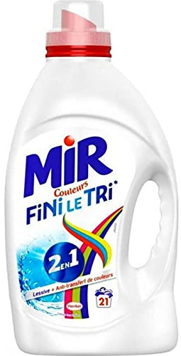 Mir Couleurs Liquide Fini Le Tri 21 Lavages 1,05L (Lot de 3)