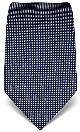 Vincenzo Boretti Herren Krawatte reine Seide gestreift edel Männer-Design zum Hemd mit Anzug für Business Hochzeit 8 cm schmal/breit dunkelblau