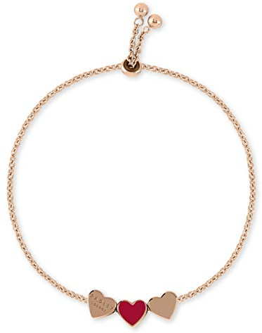 RADLEY Hello Love Ladies 18ct Rose Gold Plated Red enamel Adjustable Bracelet RYJ3092S-CARD, One Size