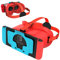 VR-Headset für Nintendo Switch & OLED-Modell-Upgrade, 3D-Brille für Nintendo Switch OLED VR-Spiele, Virtual-Reality-Brille mit einstellbaren HD-Objektiven und bequemem Kopfband