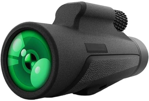 Portable 10x42 High Power Monocular Telescope with Prism, Smartphone Adapter & Tripod for Outdoor Bird Watching