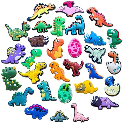 YAOYYG 30 Pcs Chaussures à Motif Dinosaure, Charmes de Chaussure