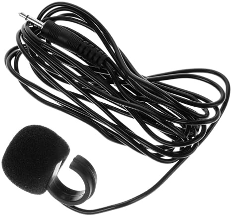 JECOMPRIS Kleiner Mikrofon zum Abhören für Musikinstrumente und Flöte Leichtes Tragbares Abs Mikrofon für Live Speech und Videoaufnahmen