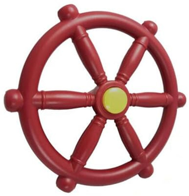 Genérico Rueda de Pirata - Accesorio de DEE | Volante para Equipos del Parque deatracciones DEE | Diámetro 30 Cm, para Casa En El Árbol, Zona DeJuegos Al Aire, A Partir De3 Años