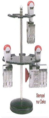 Trodat Stempelträger/Stempelhalter für bis zu 16 Stempel aus Metall (geeignet für Holzstempel und Bänderstempel)