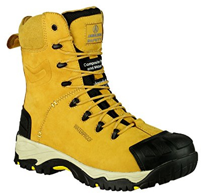 Amblers Safety FS998 S3 Unisex säkerhetssko/säkerhetsstövlar, flerfärgad - honung - 44 EU