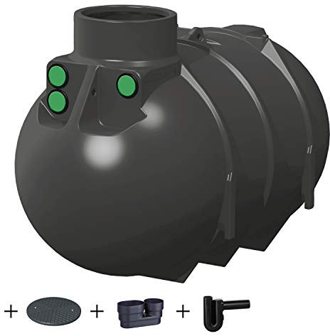 REGENTA Regenwassertank Zisterne 2600 Liter KOMPAKT