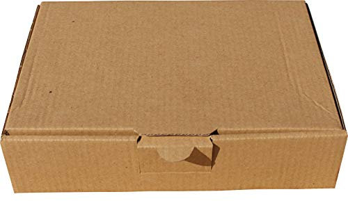 50 St. Maxibriefkarton 180 x 130 x 45 mm DIN A6 braun Warensendung Faltkarton, Warenpost, Klappdeckelkarton