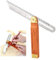 Favengo Équerre Angle Ajustable 0-20cm 0-7 Pieds Règle d'Angle Couture Règle Angle Droit Règle pour Couper Droit Équerre de Menuisier Angle Ajustable