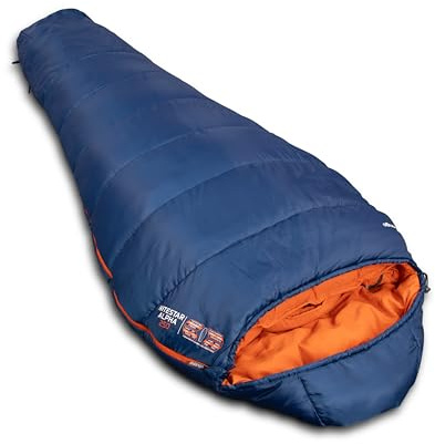 Vango Nitestar Alpha Sleeping Bag - Duke of Edinburgh Recommended | Ultralight Mummy Sleeping Bag for Camping, Hiking, Outdoor, Backpacking (Nitestar Alpha 250 (Neptune Blue))
