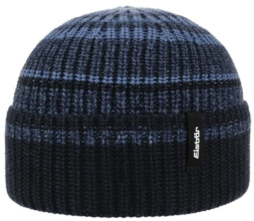 Eisbär Mali 2.0 Beanie Strickmütze Umschlagmütze Wintermütze (One Size - dunkelblau)