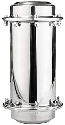 Luminexia Capsule Temporelle Anti-Corrosion Etanche Conteneur en Acier Inoxydable,Robuste pour Stockage Cadeau Marchandises,Envoyer des Accessoires D'installation