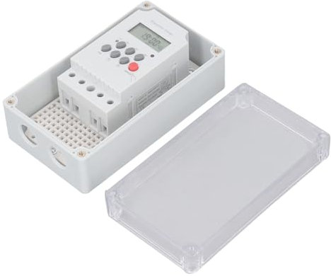 Pool Pump Timer Outdoor, Waterproof Programmable Controller Outdoor Timer For Pool Pump Swimming Pool Pump Timer with Built in Battery For Heating, Spa Motors (DC 12V)