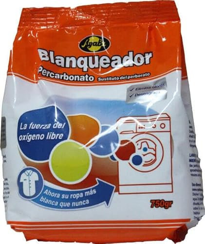 Percarbonato Blanqueador Puro 750 g - Potente Limpiador y Desinfectante Natural, Elimina Manchas Difíciles y Olores, Seguro para Ropa de Color