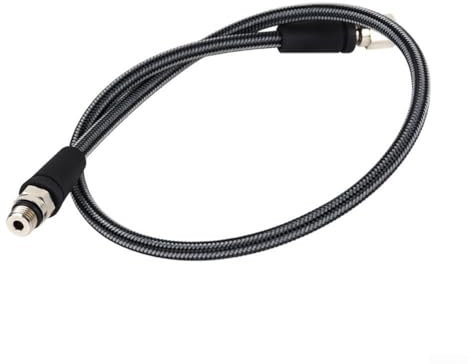 Geflochtener Hochdruckschlauch, 7/16-20UNF-Schnittstelle, Tauch-Hochdruckschlauch für verschiedene Tauchaktivitäten (65 cm)
