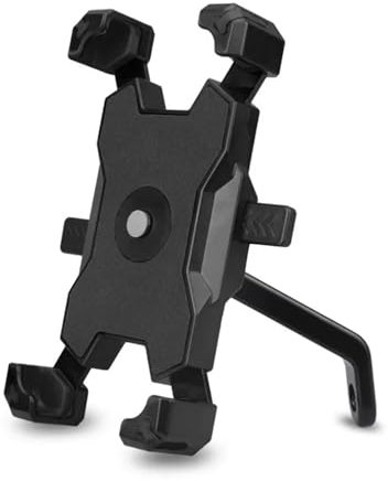 Fahrrad Handyhalterung -Telefonhalter Universeller Motorrad-Telefonhalter Lenkerständer-Halterung Externes Motorradzubehör Handyhalterung Motorrad(Black 2)