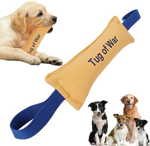 Juguete remolcador de mordida de Perro, Almohada de mordida de Perro - Dog Tug Pack Almohada de mordida Resistente con 2 Asas sólidas - Cachorro Duro Duradero del Equipo de Entrenamiento de la