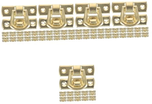 Uonlytech 100stücke Holzbox Verschluss Hasp Metallverschluss Für Schmuckkästchen Antike Design Sicherer Verschluss Für Und Aufbewahrungsboxen Eleganter Look Für Verpackung
