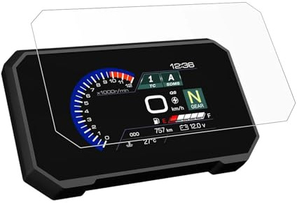 VDQUUACI 2023 per Vstrom 1050 DE V-Strom 1050DE Accessori per Suzuki V Strom 1050 DE Cruscotto Pellicola della Protezione dello Schermo Strumento di Protezione Motociclo tachimetro Pellicola(1 Set)