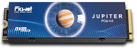 Fikwot FX910 SSD M.2 NVMe 1TB PCIe Gen4 con Dissipatore, Velocità fino a 7300MB/s, Unità a Stato Solido Interna M.2 2280 ad Alte Prestazioni per PC e Laptop