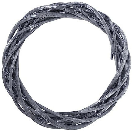 Luxshiny Grapevine Wreath Black Handwoven Wooden Twig Vine Branch Decorative Wreath for Home Door Wall Decor Craft Projects Rustic Seasonal Decorations