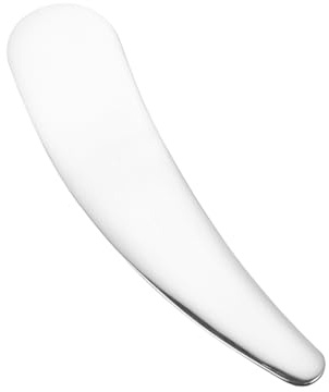 Homoyoyo Mini Cuillère Acier Inoxydable Pour Crème Visage Et Contour Des Yeux Outil De Massage Compact Pour Soins Quotidiens Femmes