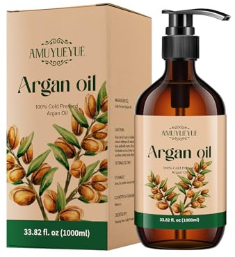 Reines Marokkanisches Arganoil - 100% Natur, Bio & Vegan für Gesicht, Haare und Körper | Antioxidantienreiches Haut- und Haarpflegeöl