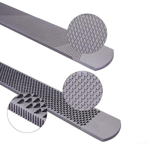 Lima de herradura de 14 pulgadas para recortar caballos, herramienta de escofina para construcción de metal duradera, compatible con aseo equino (B)