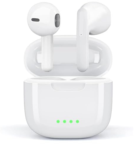 Wireless Kopfhörer In-Ear, Kopfhörer Bluetooth 5.3 mit HiFi Stereoklang, IPX8 Wasserdicht Kabellose Ohrhörer Noise Cancelling mit Mikrofon, 24H Spielzeit, Touch Control, für iPhone Android Samsung