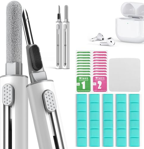 Set De 14 Piezas Para La Limpieza Del Móvil Con Lápiz Para Limpiar Los Auriculares Bluetooth - Adecuado Para La Limpieza De Diferentes Aberturas Para Airpods, Usb-C Y Altavoces - Verde