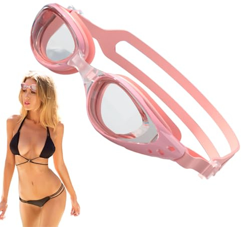 Lunettes de natation anti-buée anti-fuite - Lunettes de plongée confortables et réglables - Pour adolescents, jeunes, hommes, femmes - Pour piscine, plage, plongée avec tuba, sports d'aventure