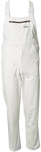 Planam 0125110 BW 290 Latzhose, Reinweiß, Größe 110