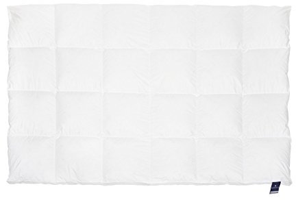 Billerbeck 4536370003 Daunendecke 306 Nena Kassette II, 155 / 220 cm weiß