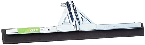 Kerbl Wasserschieber (ohne Stiel, Breite 45 cm, Ø Anstielung 23 mm, verzinkt, mit Spritzschutz, Gummi aus Naturkautschuk) 29281