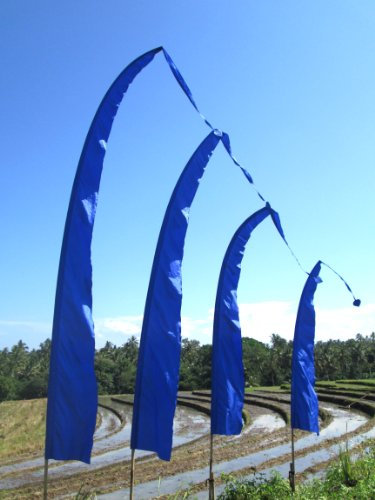 Bali-Fahne, Polyester, royalblau, 5 Meter