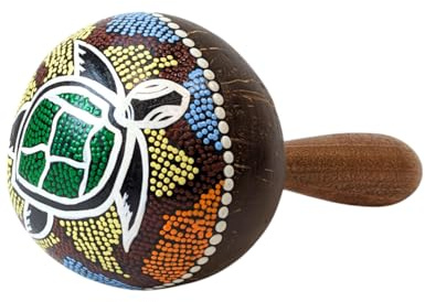 Maracas Kokosnuss – Musikinstrument und Artikel Déco