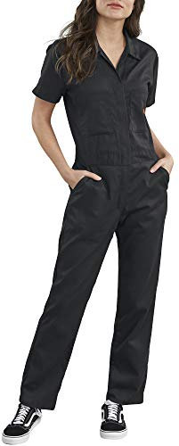 Dickies, Damen, Dickies Flex-Kurzarm-Overall, Schwarz, M