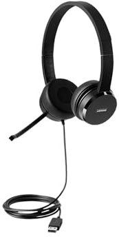 Lenovo 4XD0X88524 100 Headset USB schnurgebunden, Stereo On Ear Schwarz, 2.3