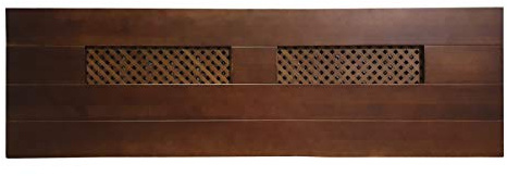 PEJECAR Cabecero de Madera Noruega, Color Nogal, para Pared. Cabecero para Camas de 135 | Cabeceros Madera Pino | Dormitorio Matrimonio | Cabezal Cama (Celosia, para Cama de 135 (145 x 44))